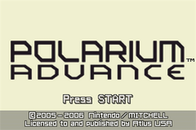Polarium Advance - Screenshot - Game Title Image
