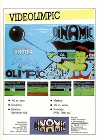 Video Olympics - Advertisement Flyer - Front Image