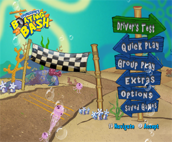 SpongeBob's Boating Bash - Screenshot - Game Select Image