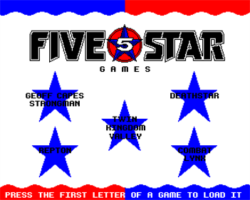 Five Star Games - Screenshot - Game Title Image
