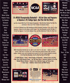 NCAA Championship Basketball - Box - Back Image