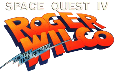 Space Quest IV: Roger Wilco And The Time Rippers - Clear Logo Image