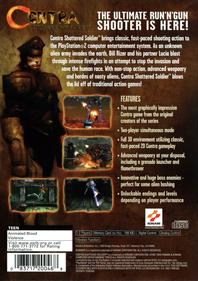Contra: Shattered Soldier - Box - Back Image