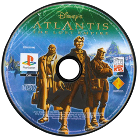 Disney's Atlantis: The Lost Empire - Disc Image