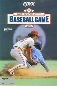 The World's Greatest Baseball Game - Box - Front Image