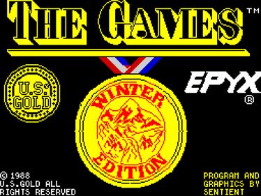 The Games: Winter Edition  - Screenshot - Game Title Image