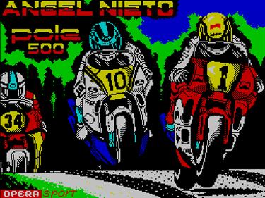 Angel Nieto Pole 500 - Screenshot - Game Title Image