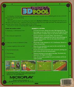 Sharkey's 3D Pool - Box - Back Image