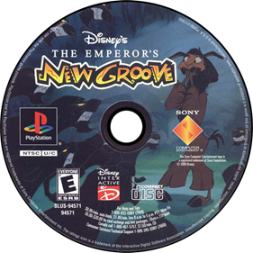 Disney's The Emperor's New Groove - Disc Image