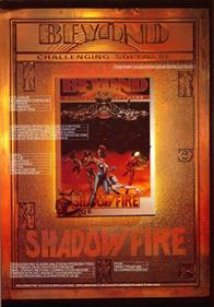 Shadowfire - Advertisement Flyer - Front Image