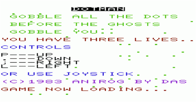 Dot Man - Screenshot - Game Title Image