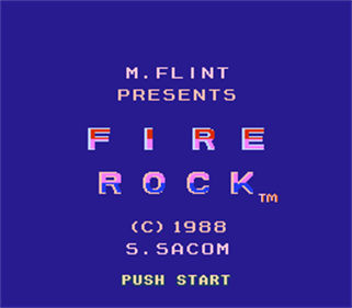 Fire Rock - Screenshot - Game Title Image