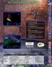 Wing Commander: Secret Ops - Fanart - Box - Back Image