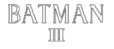 Batman III - Clear Logo Image