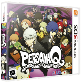 Persona Q: Shadow of the Labyrinth - Box - 3D Image