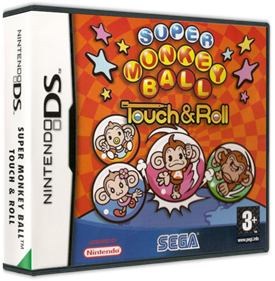Super Monkey Ball: Touch & Roll - Box - 3D Image