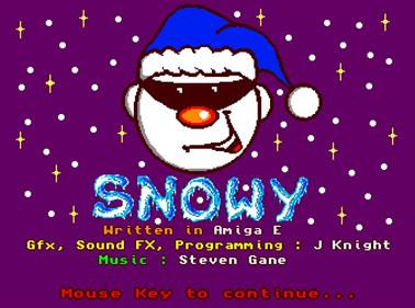 Snowy - Screenshot - Game Title Image