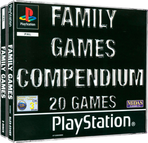 Family Games Compendium - Box - 3D Image