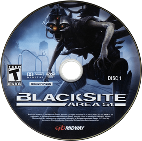 BlackSite: Area 51 - Disc Image