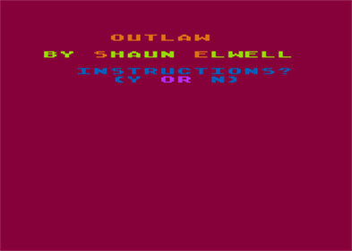 Outlaw (Computer & Video Games) - Screenshot - Game Title Image