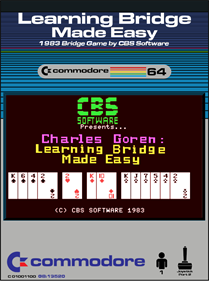 Charles Goren: Learning Bridge Made Easy - Fanart - Box - Front Image