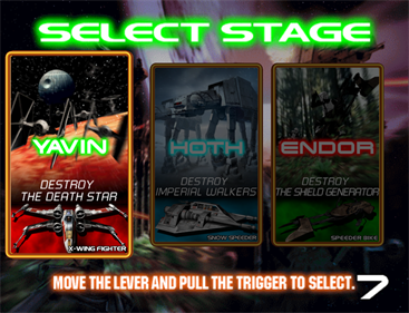 Star Wars Trilogy Arcade - Screenshot - Game Select Image