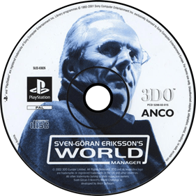 Sven-Goran Eriksson's World Manager - Disc Image