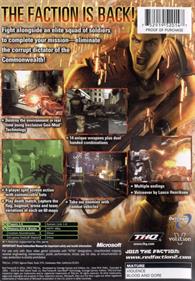 Red Faction II - Box - Back Image