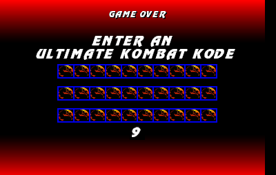 Ultimate Mortal Kombat 3 - Screenshot - Game Over