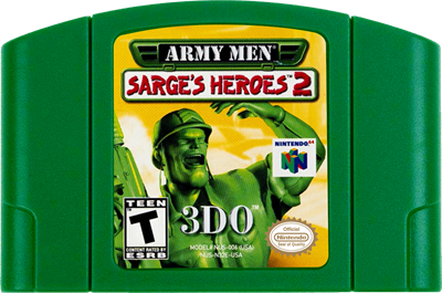 Army Men: Sarge's Heroes 2 - Cart - Front Image