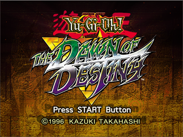 Yu-Gi-Oh! The Dawn of Destiny - Screenshot - Game Title Image