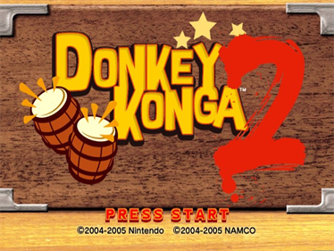 Donkey Konga 2 - Screenshot - Game Title Image