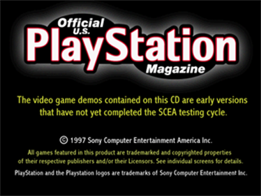 Official U.S. PlayStation Magazine Demo Disc 02 - Screenshot - Game Title Image