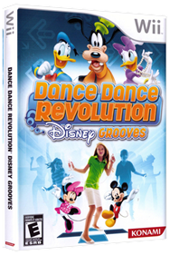 Dance Dance Revolution: Disney Grooves - Box - 3D Image