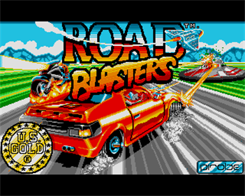 Road Blasters - Screenshot - Game Title Image