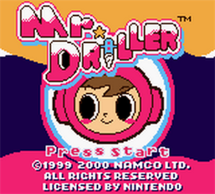 Mr. Driller - Screenshot - Game Title Image