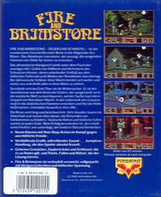Fire and Brimstone - Box - Back Image