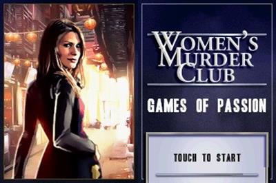 James Patterson: Women's Murder Club: Games of Passion - Screenshot - Game Title Image