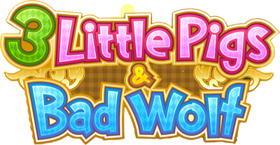 3 Little Pigs & Bad Wolf - Clear Logo Image