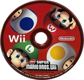 New Super Mario Bros. Wii - Disc Image