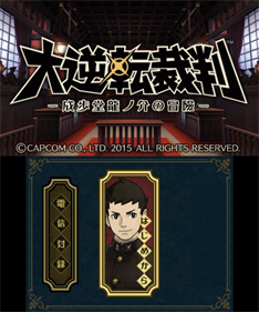 Dai Gyakuten Saiban: Naruhodou Ryuunosuke no Bouken - Screenshot - Game Title Image