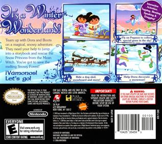 Dora the Explorer: Dora Saves the Snow Princess - Box - Back Image