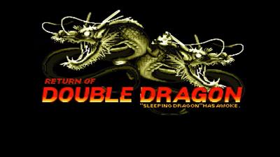 The Return of Double Dragon - Screenshot - Game Title Image