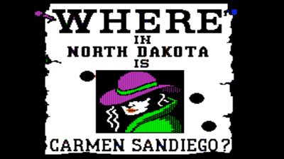 Where in North Dakota is Carmen Sandiego - Screenshot - Game Title Image