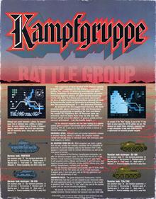 Kampfgruppe - Box - Back Image