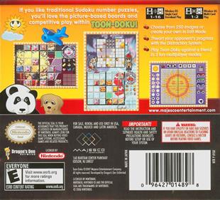 Toon-Doku: Sudoku with Pictures! - Box - Back Image