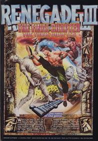 Renegade III: The Final Chapter - Advertisement Flyer - Front Image