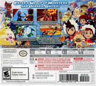 Monster Hunter Stories - Box - Back Image