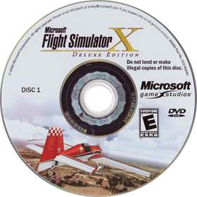 Microsoft Flight Simulator X: Deluxe Edition - Disc Image