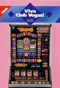 Club Vegas - Advertisement Flyer - Front Image